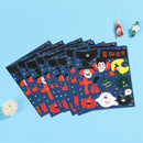 Halloween Pumpkin Ghost Handmade Cake Packaging Sealing Label Kraft StickerSEAU