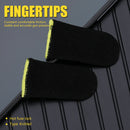 2x Breathable Game Controller Finger Cover Sweat Proof Thumb Sleeve (C) A