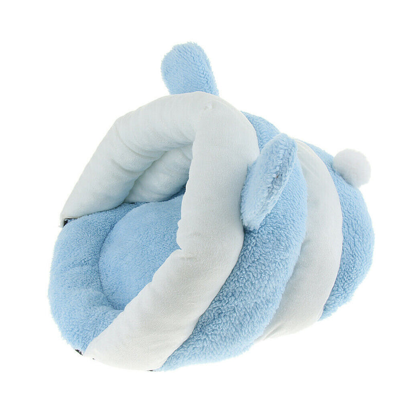 Pet Winter Warm Nest Pet Cat Dog Puppy Kennel Bed Sofa Sleeping Bag Blue