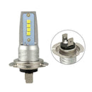 2X H7 3030 LED Headlight High Low Beam Bulb Kit 6500K Fog Light 6000LM 55W B7T1