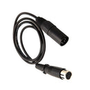 4 pin XLR Male to XLR FEMALE Power Cable Cord 1M for DSLR Camera Photograph