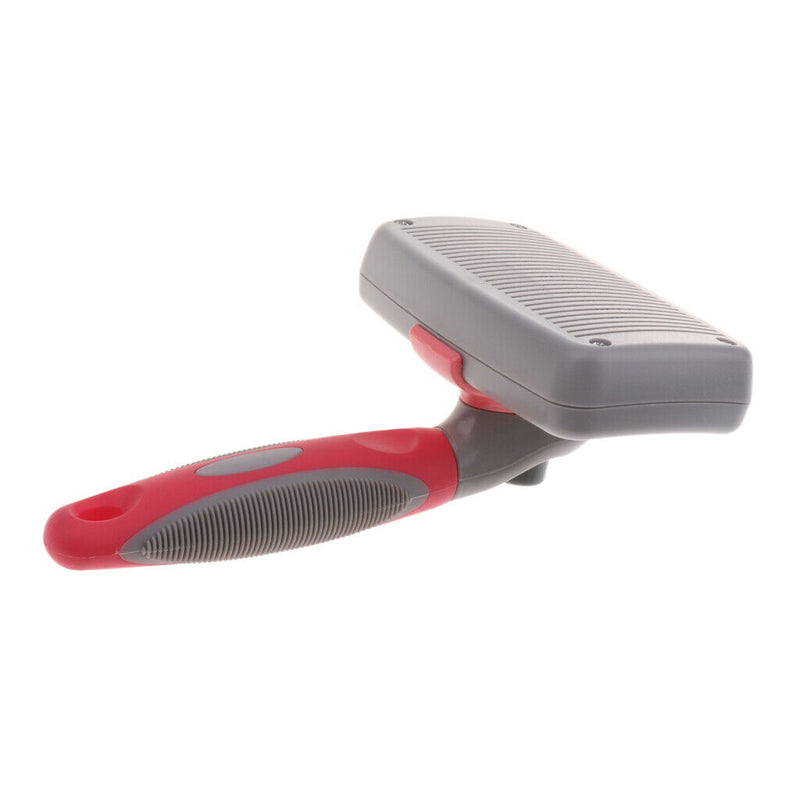 Professional Slicker Brush - Safe Stainless Bristles for Dogs & Cats by