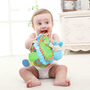 Baby Cute Cartoon Little Donkey Animal Cloth Book Rattles Educational Toys