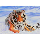 Snow Tiger 5D Diamond Painting DIY Full Round Drill Mosaic Rhinestones Kit
