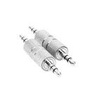 2x 3.5mm Stereo Male Female Connector Audio Headphone Adapter Jack Coupler