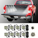 8 Pcs Flashlight White Universal Truck Bed/Rear Box Lighting Light 48 LED f