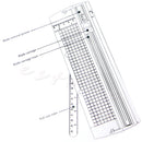 A4 Lightweight Precision Paper Trimmer Photo Card Film Cutter Cutting Mat