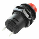 10 Pcs Latching Action SPST Round Red Push Button Switch AC 125V 3A U3X9