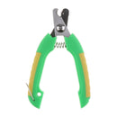2PCS Pet Dog Cat Alloy Nail Clipper Trimmer for Small Animals Lock Green S