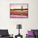 5D DIY Full Drill Diamond Painting Windmill Flowers Cross Stitch Embroidery