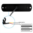 12-24V 10 LED Car Truck Side Marker Lamp Strobe Warning Light (Blue+White)