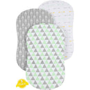 3PC Soft Baby Bassinet Set Cradle Fitted Sheets for Mattress Pads Sleeper Cover