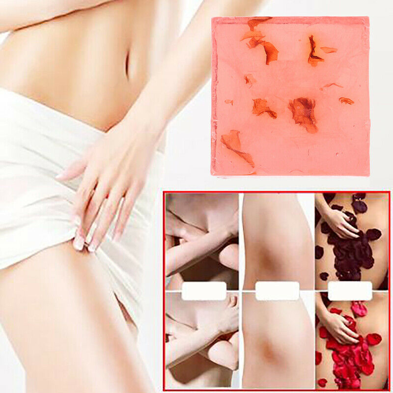 1Pc Rose Vaginal Itching Odor Soap Natural Wash Stops The Private Itching O_ Kw