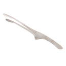 Salad Stainless Steel Heat Resistant Food Clip BBQ Tongs Grilling TweezerB Ew