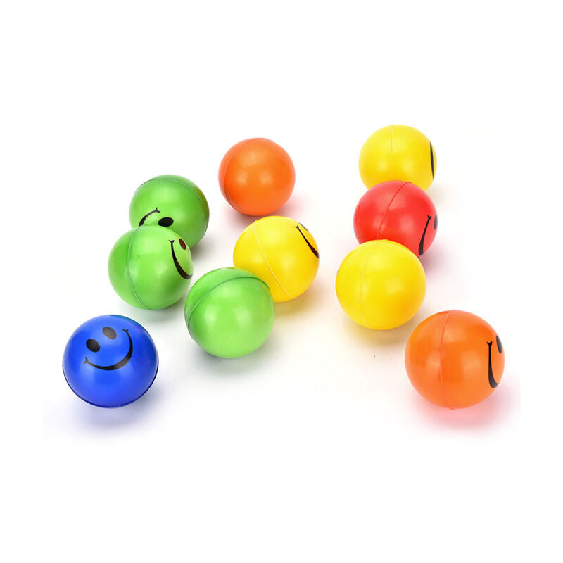6.3 Squeeze Ball Smile Face Hand Wrist Exercise Stress Relief Venting Bal VGTEUS