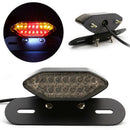 Universal Motorcycle Bike LED Stop Brake License Plate Rear Tail Light Smoke   Z