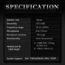 Wired 3.5mm Laptop Headset with Mic Noise Cancelling for Webinar Call Center