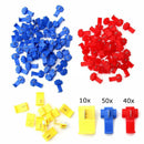 100PCS Electrical Quick Splice Lock Wire Cable Terminal Connectors Crimp Tool