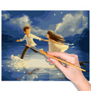 Pure Childhood Love DIY Oil Painting Paint by Numbers Kit No Frame For Home Art