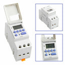Digital LCD DIN Programmable Weekly Rail Timer AC 220V 16A Time Relay Switch NC
