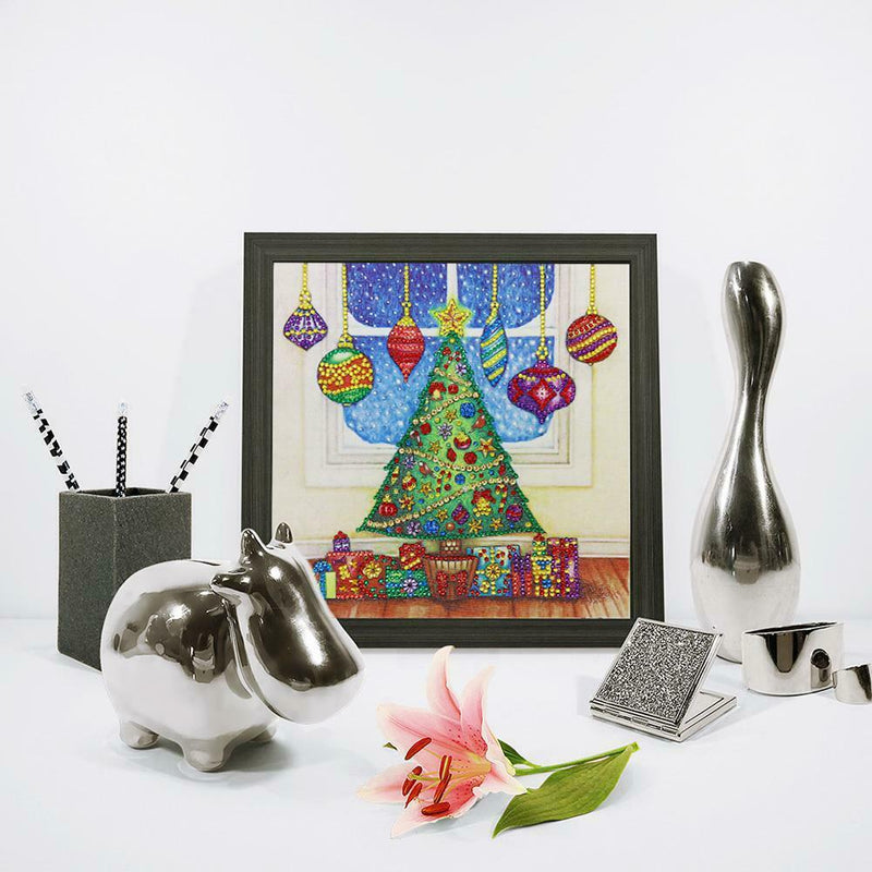 5D DIY Special Shaped Diamond Painting Christmas Tree Embroidery Craft Kits