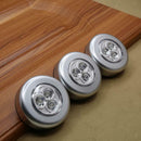 3-Pack of Under Cabinet LED Lighting, LED Round Lights for Kitchen