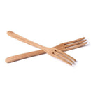 2x Eco-friendly Wood Salad Dinner Fork Dessert Fork Tableware Dinnerware