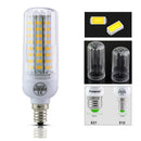 E12 5730 SMD LED Corn Bulb Lamp Candle Light LED 80 80W Warm white 110V