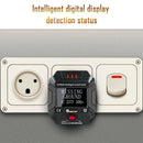 EU Automatic Electric Circuit Polarity Voltage Detector LCD Socket Outlet Tester