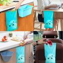 50x Self Adhesive Portable Car Kitchen Garbage Rubbish Trash Pouch Bag New