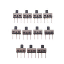 10X SS12D10 Vertical Slide Switch Toggle Switch 1P2T 3P Pitch 4.7MM Ho3C