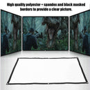 Portable Projector Screen Hd 16:9 100 Inch Diagonal Projection Screen Folda U9Q5