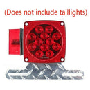 Car Trailer Aluminum Tread License Plate Bracket 9 3/8 inch X 4 7/8 inch