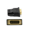 HDMI Male To DVI-I (24+5) Female Cable Video Adapter For HDTV PC LCD DVD