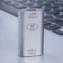 USB Type C Female to Mini DP Female Adapter 4K Converter for Laptop Phone A