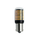 1Pc Amber Led Bulb BAU15S 1156 Turn Signal Light PY21W 144SMD Canbus Accessory