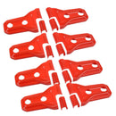 Red Car Door Hinge Cover Protector Trim Exterior Decor For Jeep Wrangler JL