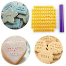 Alphabet Letter Number Cookie Press Stamp Embosser Cutter Fondant Mould Tool Gw