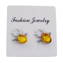 Earrings Luxury Three Dimensional Christmas Reindeer Stud Earrings Yellow