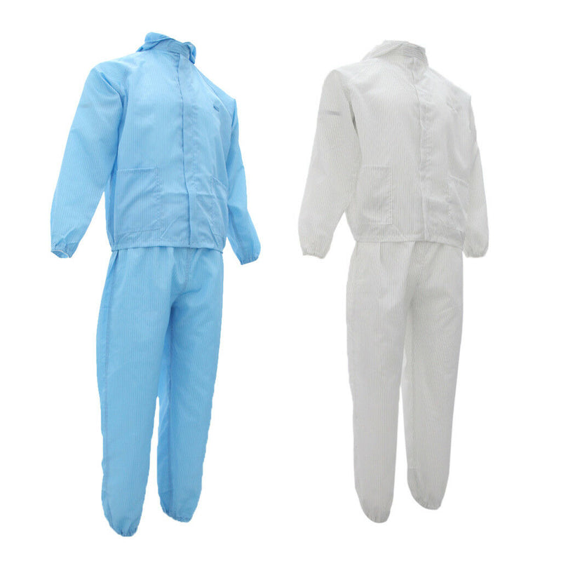 Split Overall Protective Painting Decorating Coverall Suit Dressing Blue L