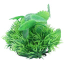 Plastic Green 8.7 inchWide Artificial Plants for Aquarium Fish Tank R1A8