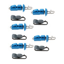 10pcs Splash Down Sea Fishing Bait Clip Locking Lock Jigging Lure Fishhook