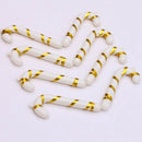 100 Pcs Christmas TREE Hanging Candy Cane Ornaments Festival Party Xmas Tre C3L1