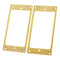 2 Pcs Metal Flat  Pickup Mounting Ring Set For Electric Guitar Spare Part - 2mm