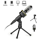 Condenser Microphone with Tripod PC Online 3.5mm Omnidirectional Speaker