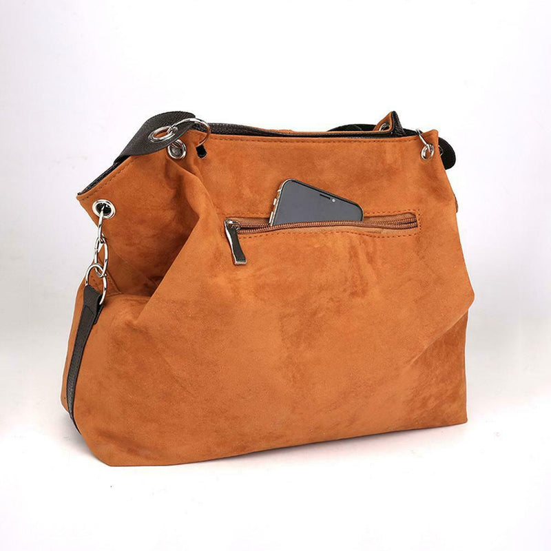 Shoulder Messenger Handbags Women Large Totes Crossbody Bags (Light Brown)