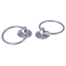 2 X High Quality Round Pull Ring Metal Stainless Steel Handle Drawer Handle
