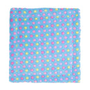 Dog Cat Blanket Pet Cushion Bed Soft Velvet Winter Warm Sleep Mat(Blue M) A