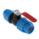 2xPlastic Straight Stop Valve For Standard Irrigation Applications, 25mm