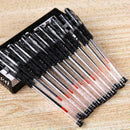 12 Pcs Gel Ink Ballpoint Pen Black Ink Set Stationery Gift 100% Official ~ U0Q6